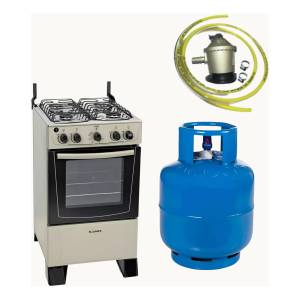 Cocina Gas James C105b Titanium + Envase Garrafa 13 Kg