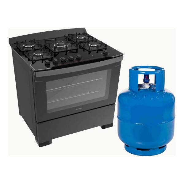 Cocina James C805v Mesada Vidrio 5 Hor. + Envase Garrafa 13k - Imagen 2