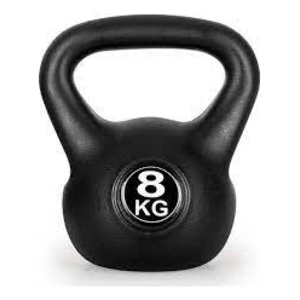 Pesa Rusa De Mano 8kg Recubierta Pvc Musculación Ff