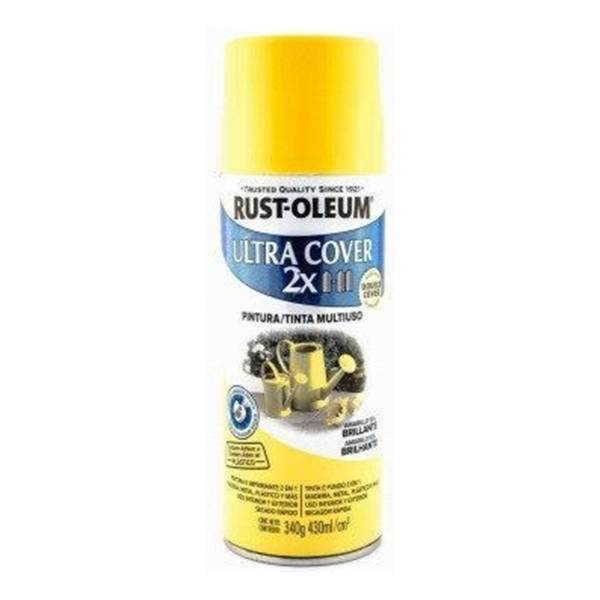 Pintura Aerosol Ultra Cover Amarillo Limon Satinado 340 G
