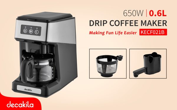 Cafetera Goteo Molinillo Cafe 0.6 Lt Decakila Kecf021b - Imagen 2