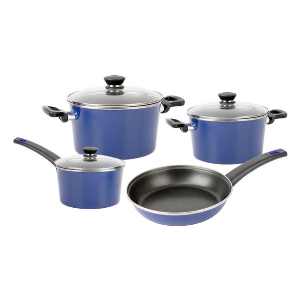 Bateria De Cocina 7 Pzs Cuori Mare