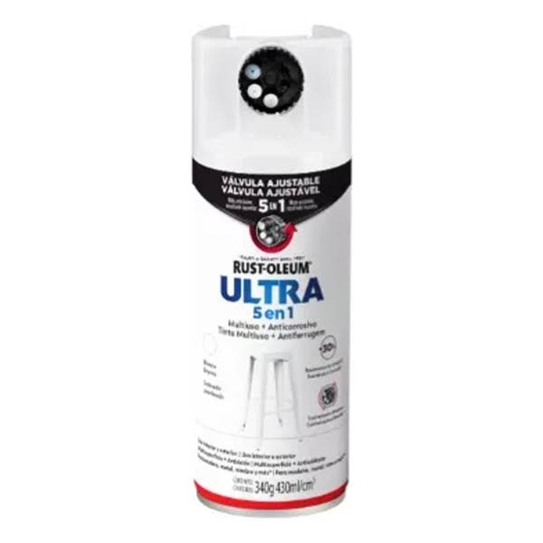 Pintura En Aerosol Ultra Cover 5 En 1 R.oleum Blanco Satinad