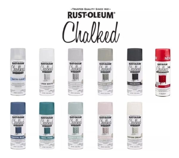 Pintura Aerosol Spray Chalked Tiza Crema Gasa 340gr - Imagen 4