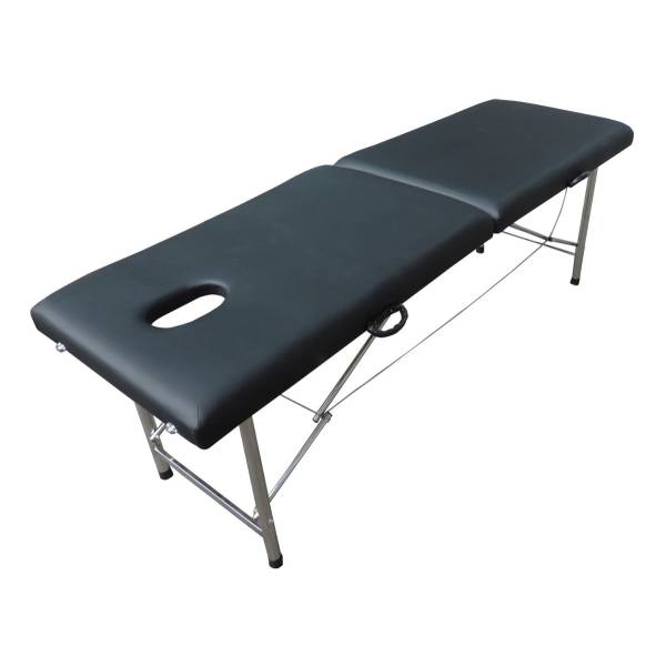 Camilla Negra Plegable De Aluminio Para Masajes Ff