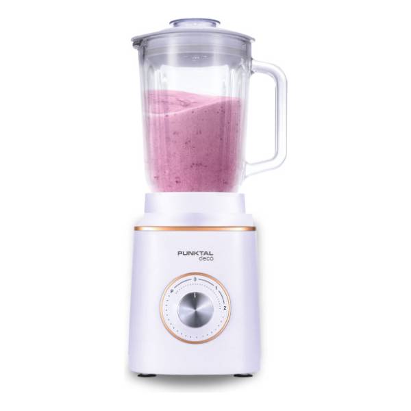 Licuadora 600w Vaso De Vidrio Punktal 292lic - Imagen 4