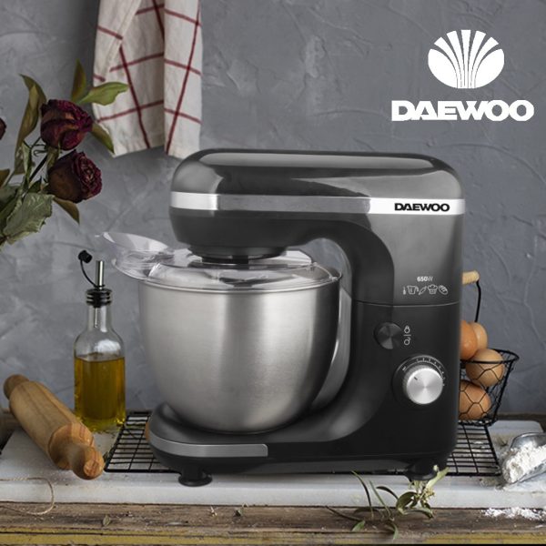Batidora Planetaria Daewoo 6vel Bowl Acero Amasador Ka22160 - Imagen 2