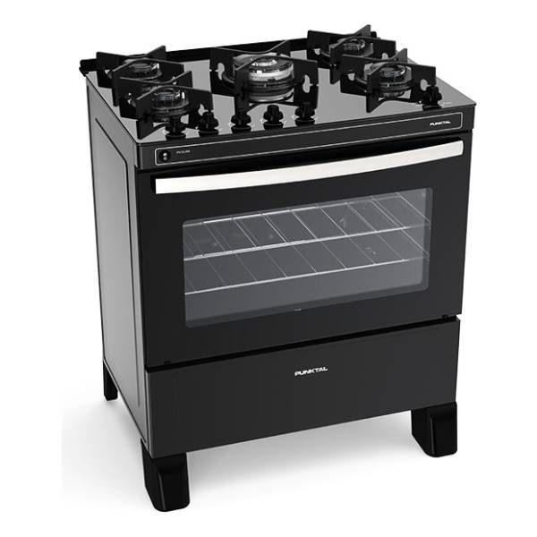 Cocinas A Gas 5 Hornallas Agile Glass Punktal Pk-gl5b - Imagen 2