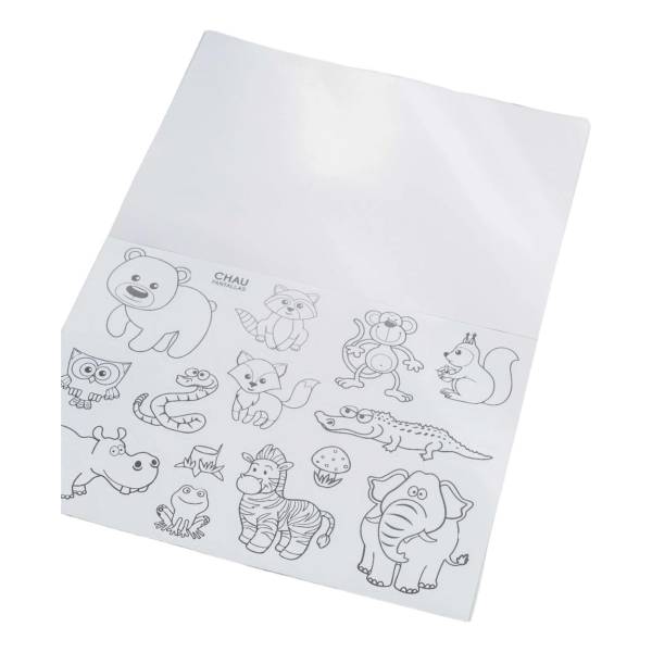 Libro Block Con Stickers Coloreables - Chau Pantallas - Imagen 3