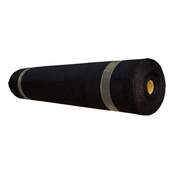 Ff Malla Tejido Sombra Negra Ancho 2 Mts Protección Uv 80%