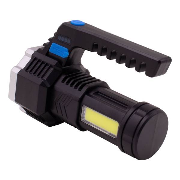 Linterna Foco Led Recargable 14cm Con Agarre - Imagen 2