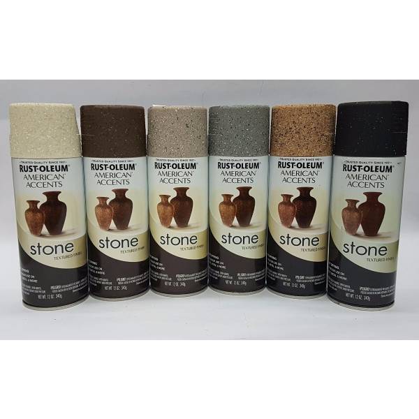 Aerosol Rust Oleum Piedra Marron 340g 314099 Texturado - Imagen 2