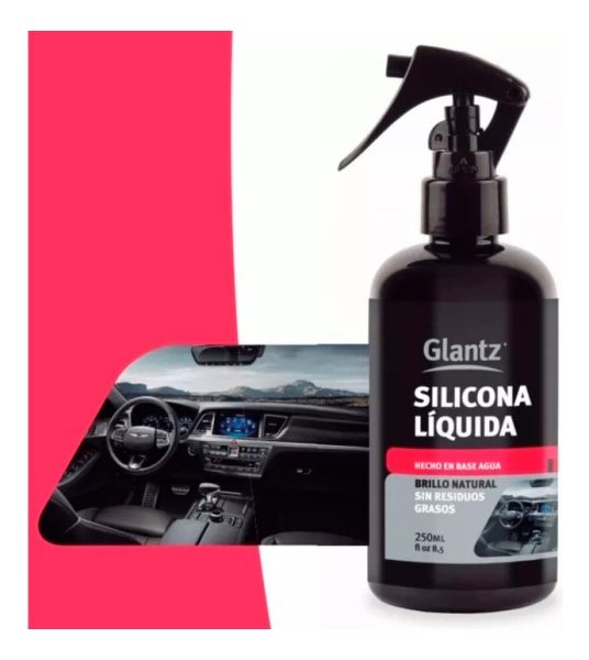Silicona Liquida Tablero Auto 250ml Glantz Automovil - Imagen 2