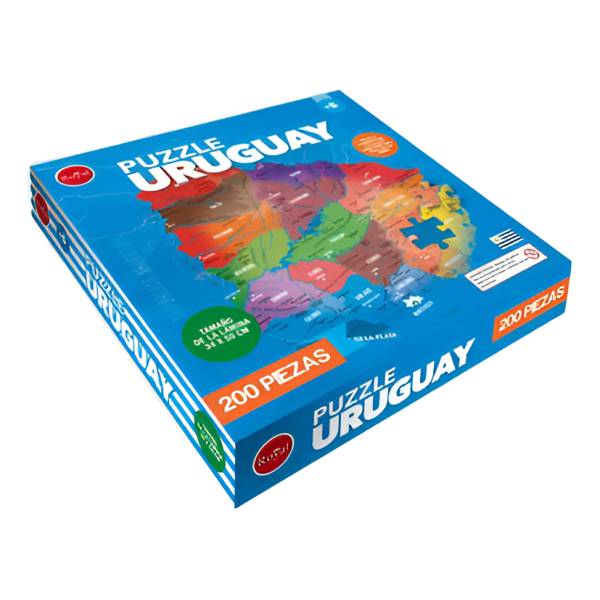 Puzzle 200p. Mapa Uruguay