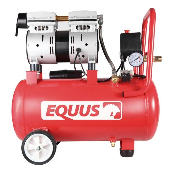 Compresor 1,5hp 24 Litros Sin Aceite Premium Equus