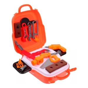 Caja Herramientas Mochila Infantil Construcción Juguete