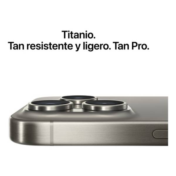 Apple iPhone 15 Pro Max (256 Gb) - Titanio Blanco - Imagen 7