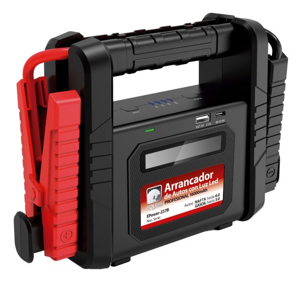 Arrancador Multifunción Portátil Jump Starter 16000mah Equus - Imagen 6