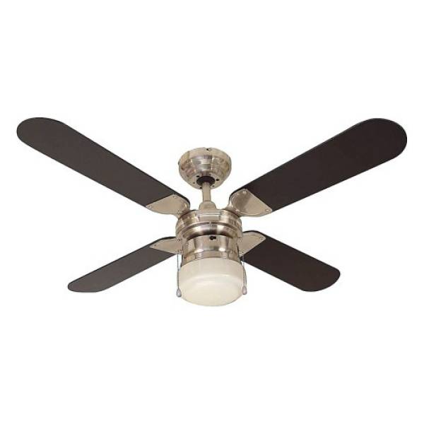 Ventilador De Techo Vt 20 H42 4p 1l Blanco Negro