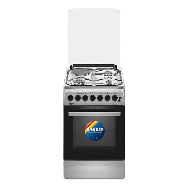 Cocina Enxuta Cenx5546 4 Hornallas Acero Inoxidable Amv Tipo De Conexión Multigas