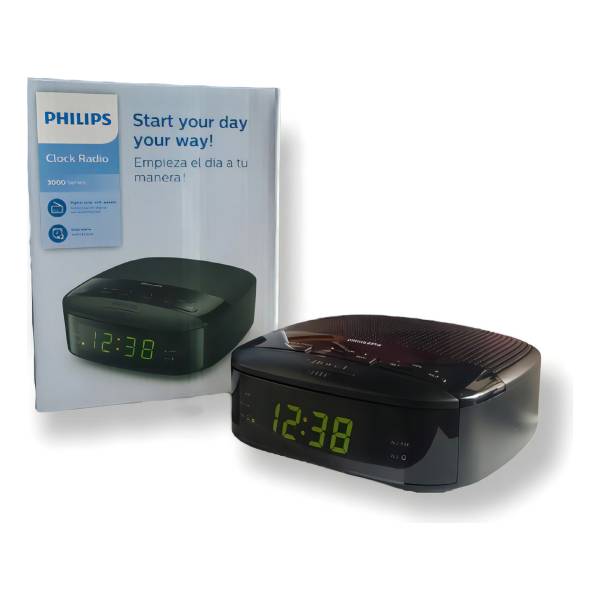 Despertador Philips Radio Tar3205 Doble Alarma Circuit Color - Imagen 3