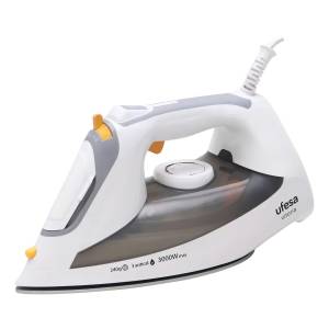 Plancha A Vapor Ufesa Pv3700 Vitoria 3000w Febo Color Blanco Y Gris