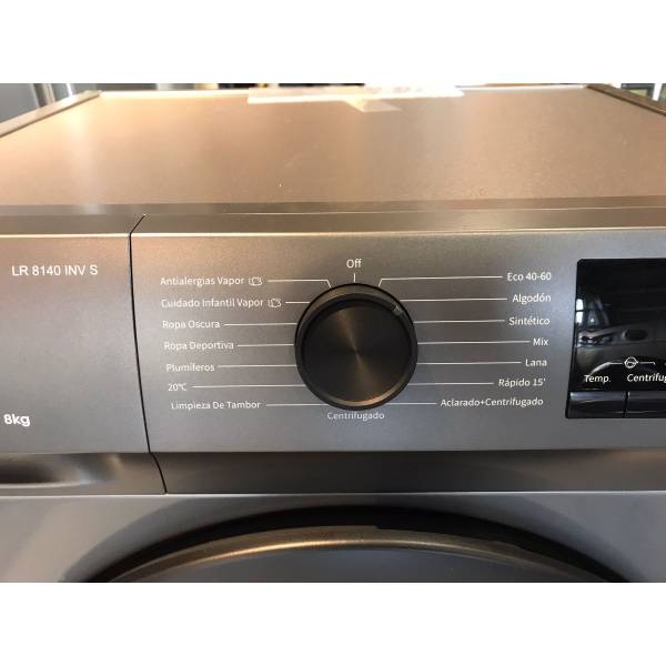 Lavarropas James Inverter Lr 8140 Inv Inv S 8kg Silver - Imagen 5