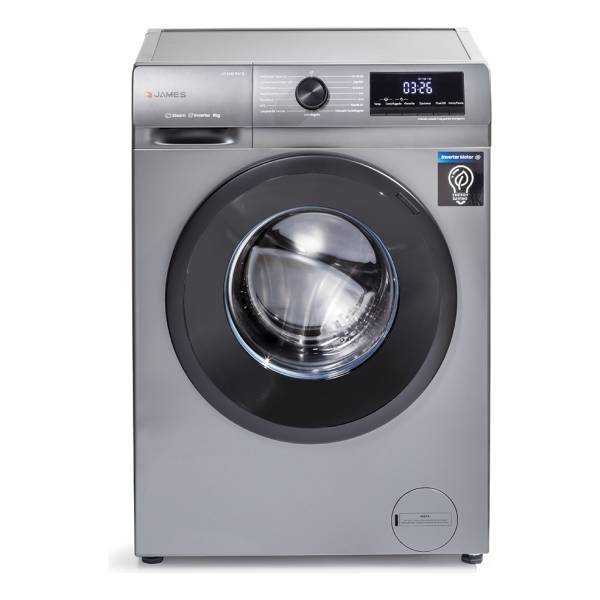 Lavarropas James Inverter Lr 8140 Inv Inv S 8kg Silver