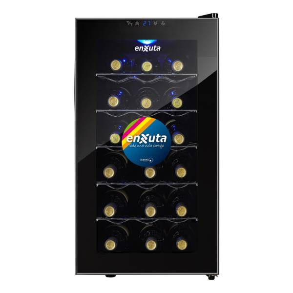 Enfriador De Vino Refrigerador 18 Botellas Evenx3318 Enxuta
