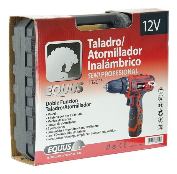 Taladro Atornillador Inalambrico 12v Maletin 2 Bateria Litio - Imagen 2