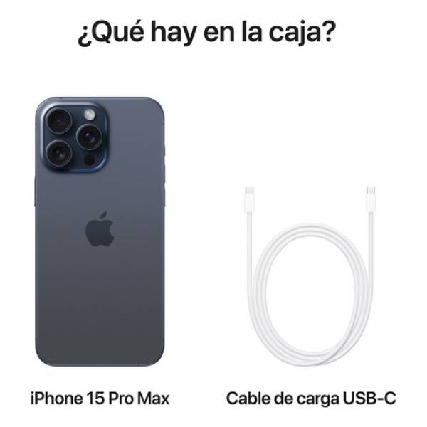 Apple iPhone 15 Pro Max (256 Gb) - Titanio Azul - Imagen 9
