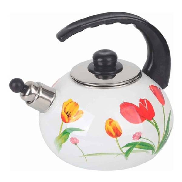 Caldera Pava Cuori Turin Esmalte Vitrificado 2.5 Litros Fama