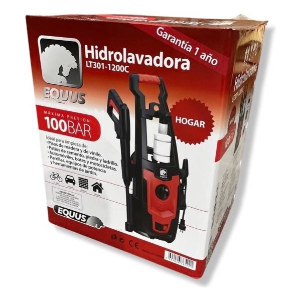 Hidrolavadora Hogar Equus 100bar Dispensador Jabón Incluido - Imagen 5