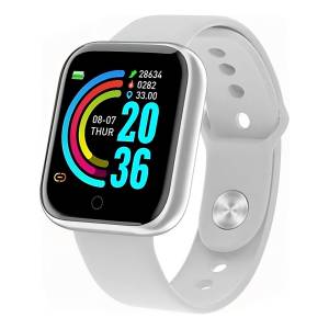Reloj Smartwatch Bracelet Cuadrado Blanco