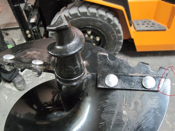Muela O Cuchilla Para Mecha 9 De Pocera Equus Para Tractor - Imagen 5