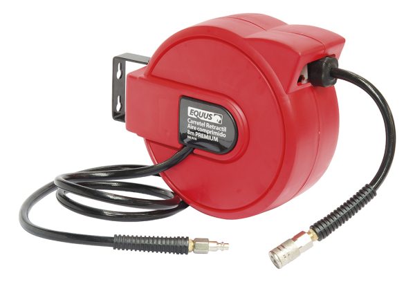 Manguera Con Carretel Retráctil Equus P/ Aire Comprimido 8m - Imagen 2