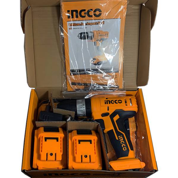 Taladro 10mm Atornillador Percutor 12v 2 Bat Ingco Cidli122 - Imagen 2