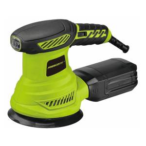 Lijadora Roto Orbital Prescott 350w 125mm Color Verde/negro Frecuencia 50 Hz/60 Hz
