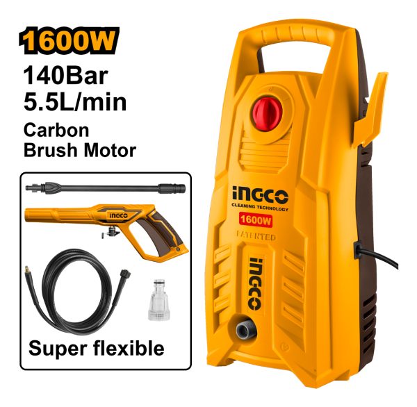 Hidrolavadora 1600w 140bar Motor A Carbones C/autostop - Imagen 3