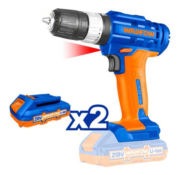 Taladro Atornillador 20v Percutor Wadfow - Imagen 2