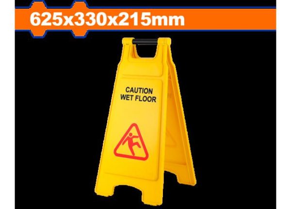 Cartel Advertencia Piso Mojado Wadfow Wyj4a60 - Imagen 3