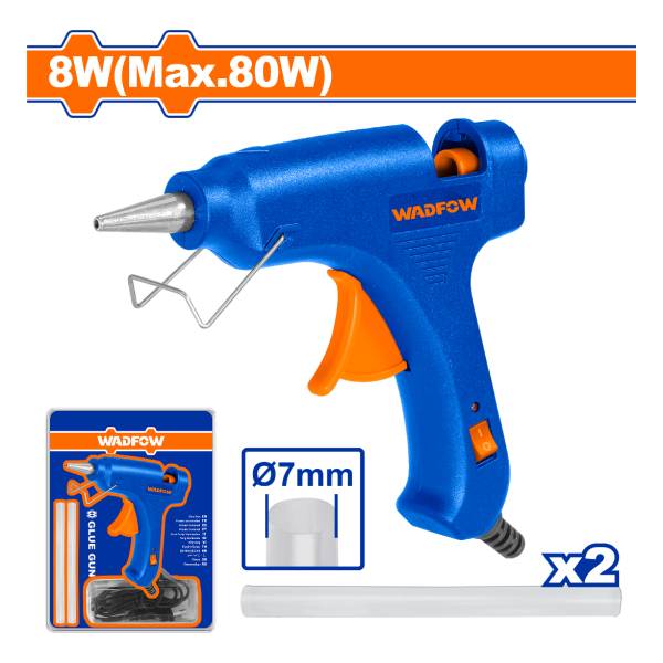 Pistola Aplicar Silicona 80w 7mm Wgl1603 Wadfow - Imagen 2