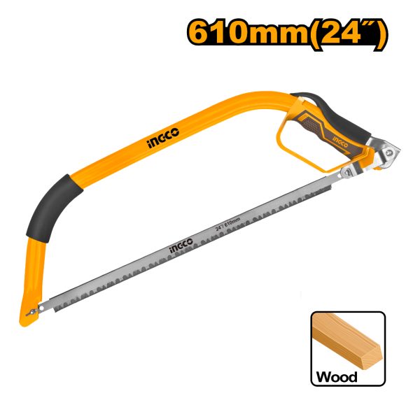 Ff Arco De Sierra Montaraz 61cm Trozador Poda Leña Ingco - Imagen 3