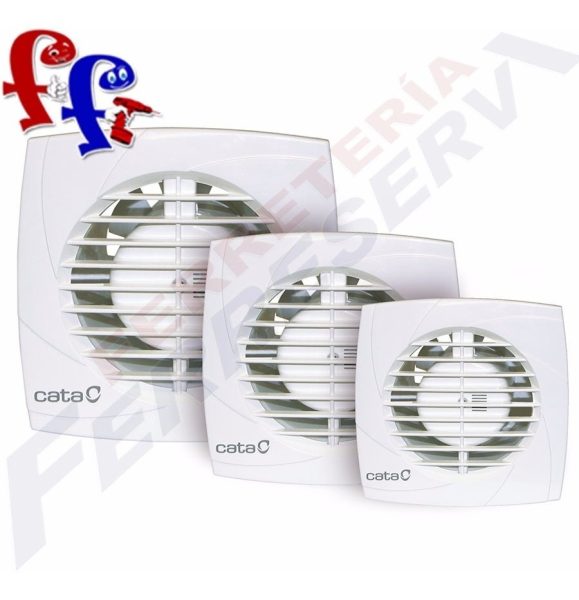 Ff Extractor De Aire Baño Cata B-15 Plus Para Caño 150mm - Imagen 5