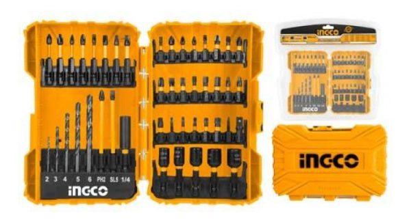 Juego De Puntas De Impacto 45pcs +adaptador Ingco Akdl24502 - Imagen 2
