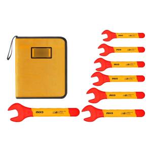 Set Aislado 7 Llaves De Boca Ingco Hkispa0701