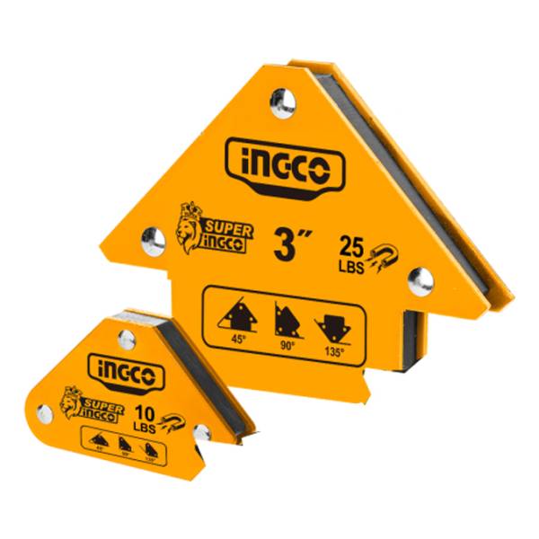 Set X 4 Escuadra Magnetica Ingco Amwh4062