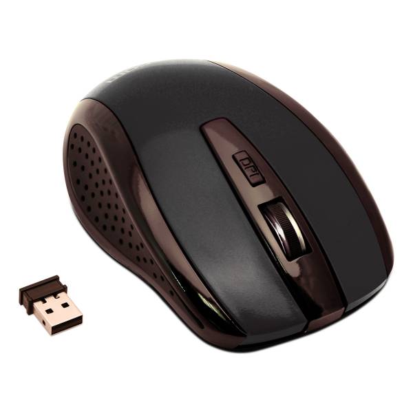 Mouse Pc Computadora Inalambrico 2,4g Negro Argom