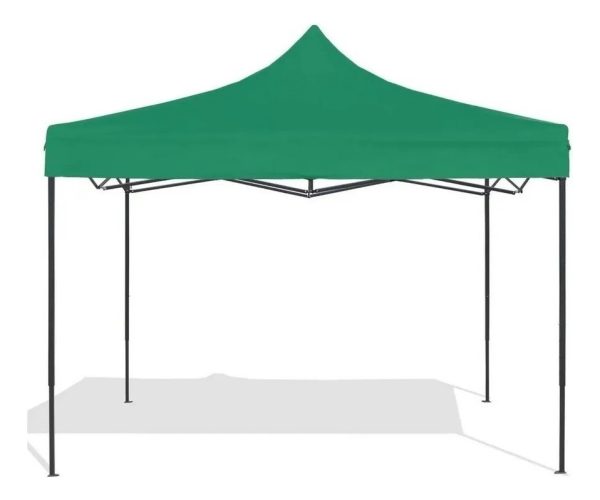 Techo Para Gazebo 3x4.5 Mt Verde Lona Toldo Superior Jardin - Imagen 2