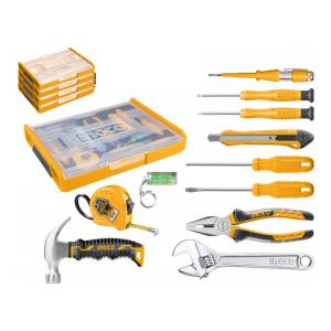 Set Organizador + 11 Herramientas Ingco Hktv01h111